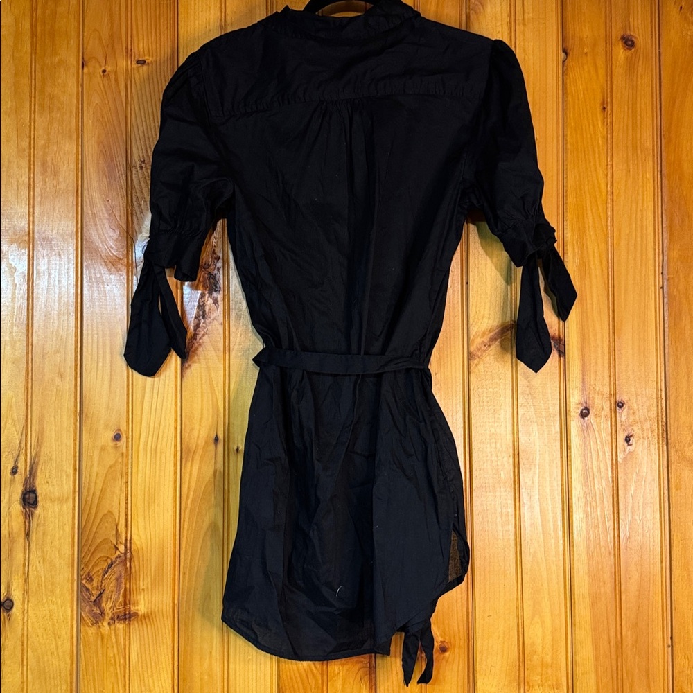 Converse One Star Black 100% Cotton Long Blouse - Picture 8 of 8
